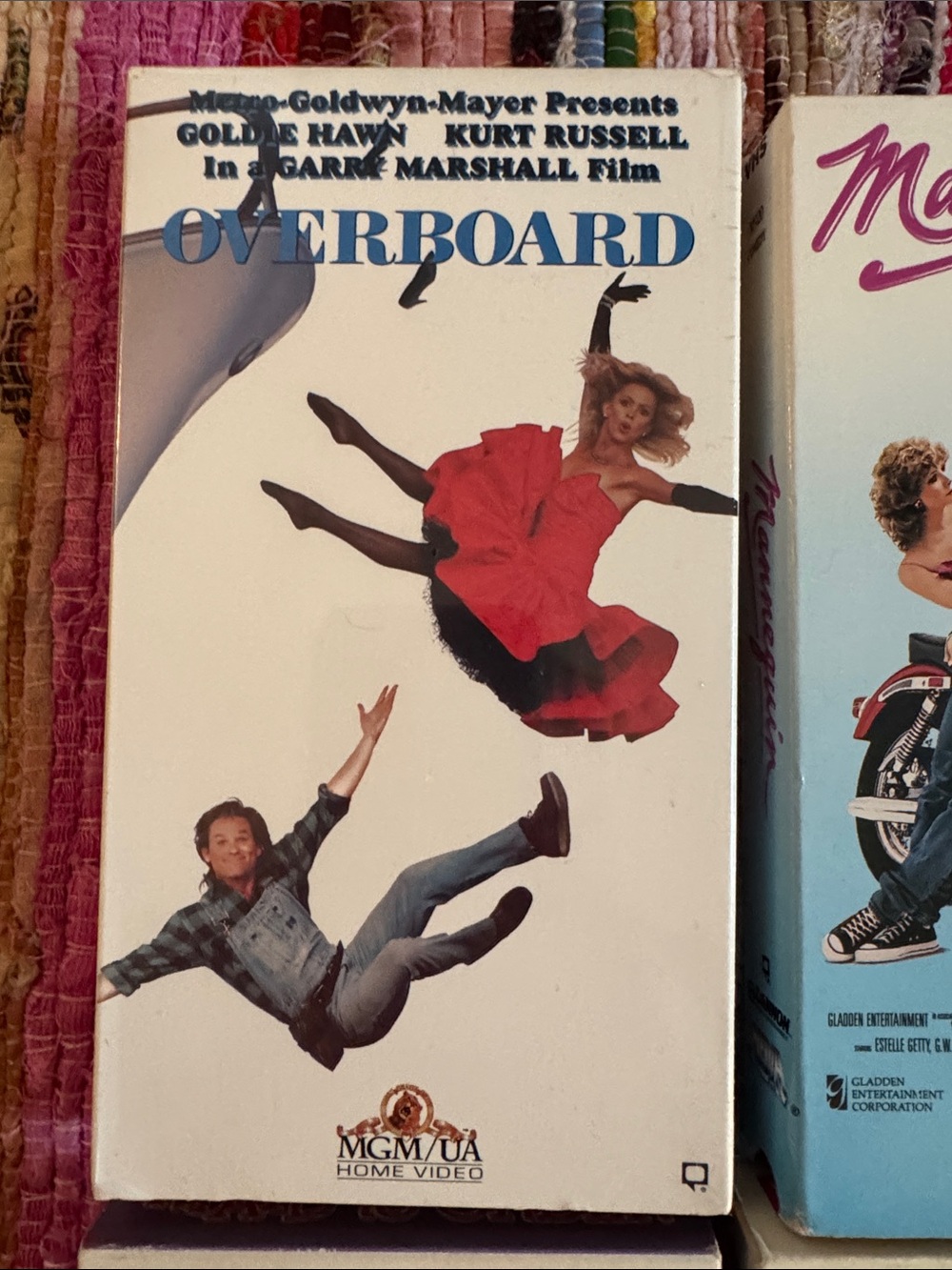 4 VHS 📼 includes unopened original OVERBOARD, Maid to Order, Mannequin, plus - - Picture 7 of 11